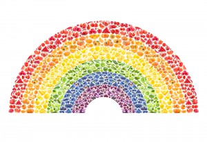 Eat a rainbow to add variety and fun to your diet